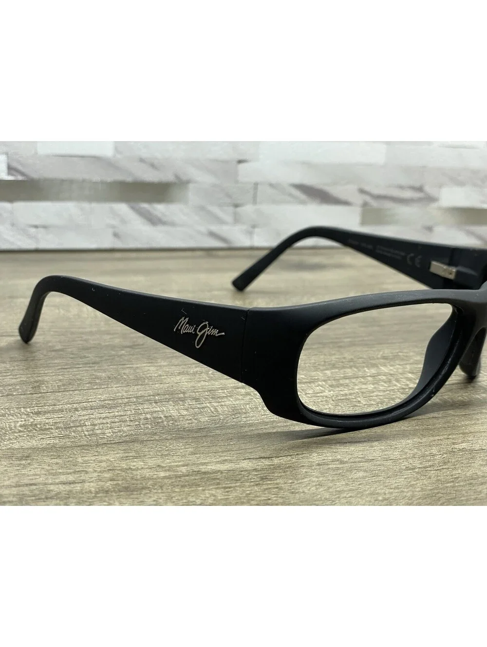 Maui Jim Ikaika Matte Black Rubber Sunglasses Italy MJ281-02MR *Frames Only